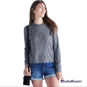 Madewell Marled Mockneck Top